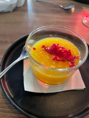 sorbete de mandarina y cava at Roce in Cambrils