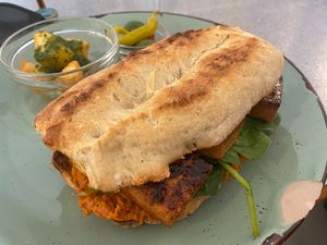 Tofu llonguet  at Panorama Bar Bazar in Mallorca