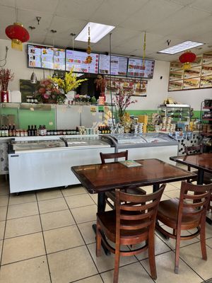 Indoor Seating and Ordering Counter   at Thien Dang Vegetarian in Garden Grove