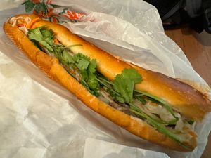 Beef Banh Mi at Thien Dang Vegetarian in Garden Grove
