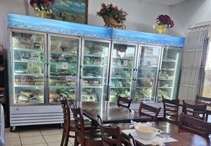 Frozen food ready to take home. at Thien Dang Vegetarian in Garden Grove