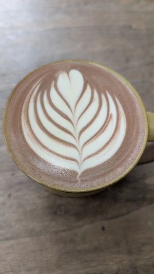 Hot chocolate at Bloom Coffee in Lalitpur