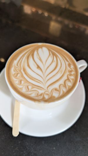 Cappuccino at Bloom Coffee in Lalitpur