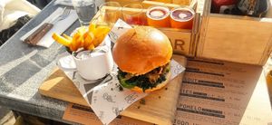 La Chascona mushroom burger at Krossbar in Santiago