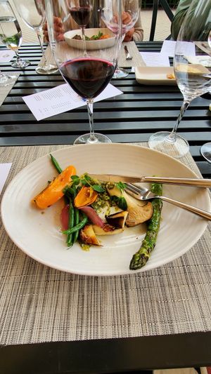 Took a few bites before I remembered to take a photo 😄 at Kendall-Jackson Wine Estate & Gardens in Santa Rosa