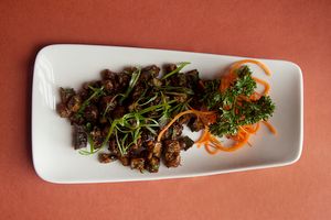 Sweet & Spicy Okra (Vegan) at Malaka Spice in Pune