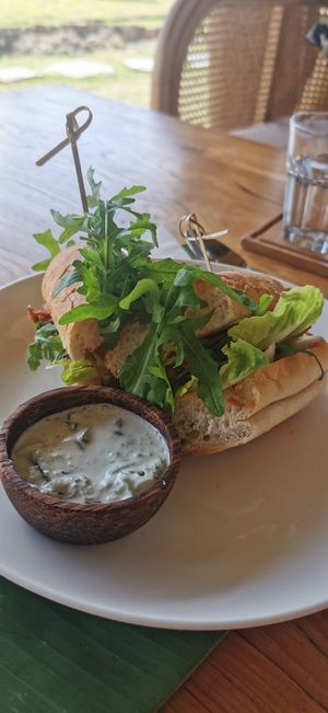 Gyros Roll at Nadi Farm Cafe in Tabanan