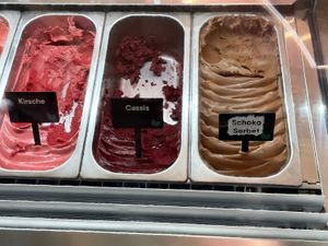 Cherry, cassis, chocolate   at [ais] - Eismanufaktur in Cologne