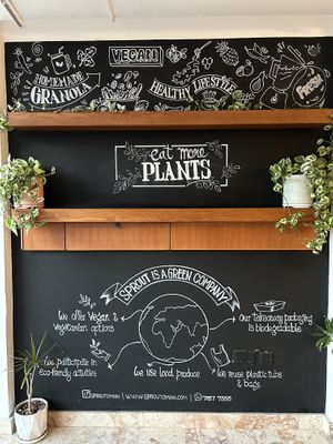 ….  at Sprout in Muscat