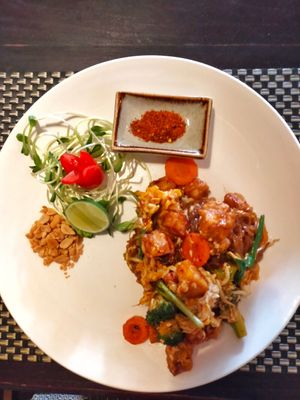 Pad Lao Tofu at Sena Restaurant in Luang Prabang