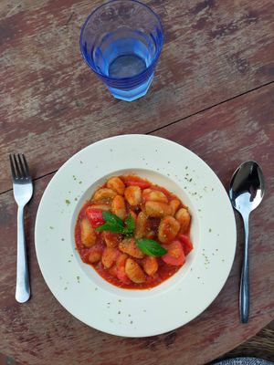 Tomato Gnocchi at Sena Restaurant in Luang Prabang