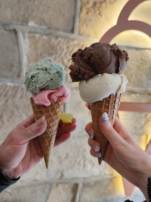 Yummy ice cream!! at Lick in Bakewell