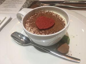 6th course - the tiramisu dessert was the best one at WUJIE 大蔬无界 - Xujiahui Park in Shanghai