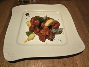 Lions head mushroom sweet & sour at WUJIE 大蔬无界 - Xujiahui Park in Shanghai