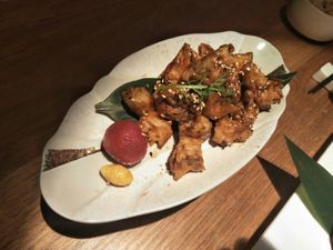 Crispy taro at WUJIE 大蔬无界 - Xujiahui Park in Shanghai