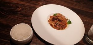 Amazing depth of flavour. You can easo order anything vegan, just let the waiter know,  one of the guys speak English and the other has the translation app so you're good 👌 port at WUJIE 大蔬无界 - Xujiahui Park in Shanghai