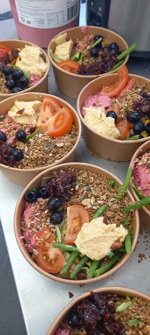  at Roots Cafe in Perranporth