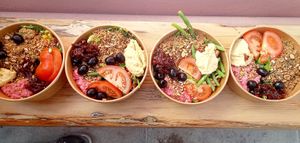  at Roots Cafe in Perranporth