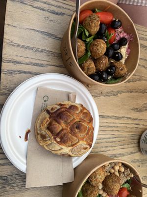   at Roots Cafe in Perranporth