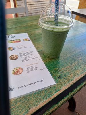  at Roots Cafe in Perranporth