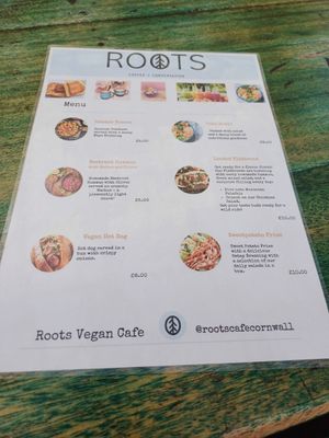  at Roots Cafe in Perranporth