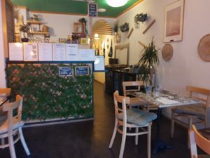 Interior (sorry about quality) at Yvonne & Nala in Geneva