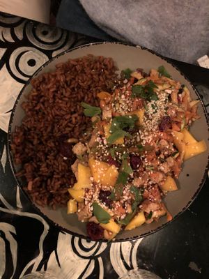 Palawan with rice (super good!)  at Yvonne & Nala in Geneva