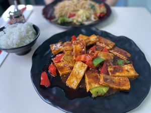 Mala Tofu with Rice  at La Mian in Eupen