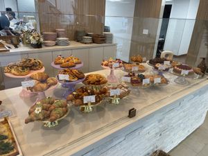 vegan pastries  at Chaumont Bakery & Cafe in Santa Monica