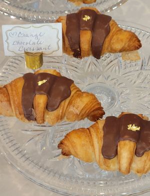 Orange Chocolate Croissants at Chaumont Bakery & Cafe in Santa Monica