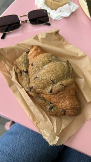Cookie croissant (special March 2024)  at Chaumont Bakery & Cafe in Santa Monica
