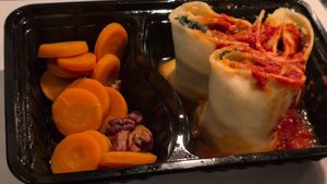Roasted squash lasagna rolls at The Fiery Chef in Ocala