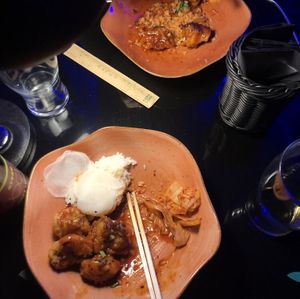korean fried cauliflower  at K-Bar in Warsaw