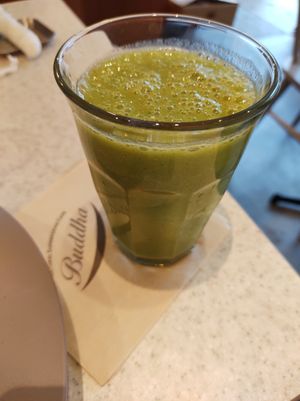 Hemp smoothie at Buddha in Osaka