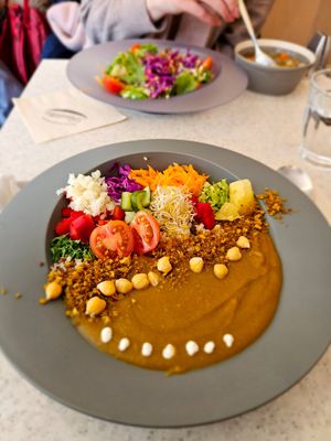 Curry bowl at Buddha in Osaka