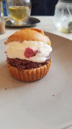 Sakura filled muffin at Buddha in Osaka