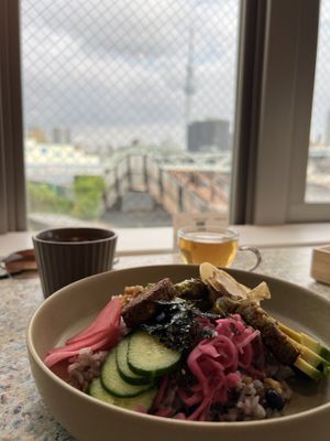 Falafel Buddha Bowl - 7/10  at Kawa Kitchen in Tokyo