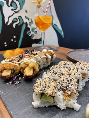 Vegan sushi   at Eatsu Finest Sushi Bar in Cologne