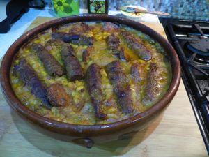 seitan "cassoulet" at La Goutine in Limoux