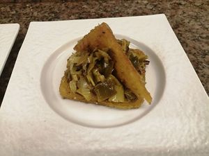 leaks and polenta at La Goutine in Limoux