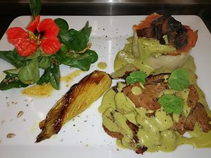 seitan sauce capucine at La Goutine in Limoux