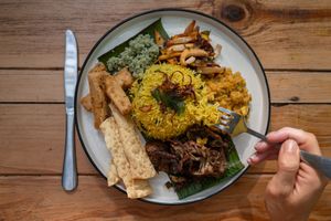 Lanka Slow Cooked Jackfruit Curry at PLAN B Weligama in Weligama