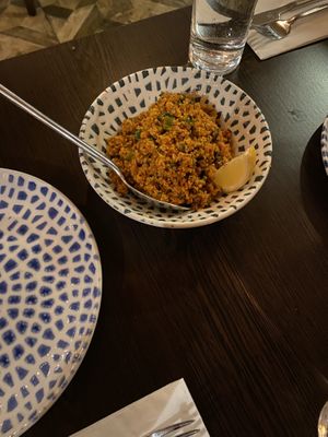 Coucous dish (kisir)  at Anilo's Kitchen in London