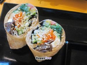 Veggie wrap at I Love Vege in Penang