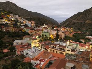 view on the city by daylight at Hotel Anaterve in La Gomera