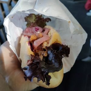 Jackfruit in BBQ sauce at Willy in Flensburg