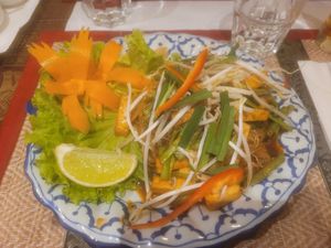Pad thai tofu at Les Délices du Siam in Renens