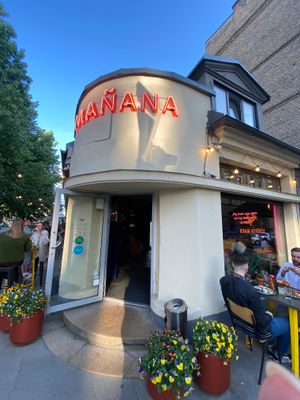 Outside at Mañana in Riga