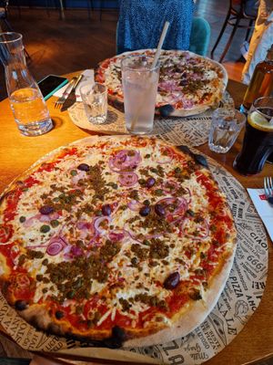 Vegan cheese and vegan thuna! at L'Osteria - La Part-Dieu in Lyon