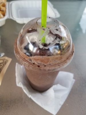 Oreo chocolate shake at Vegan Bar in Naperville